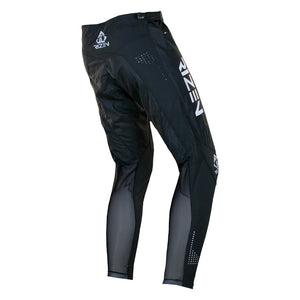 rizen TACHYON PRO MK 2 BMX PANTS - BLACK/WHITE - BACK RIGHT view