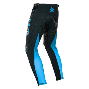 rizen TACHYON PRO MK 2 BMX PANTS - BLACK/LIGHT BLUE - back left view