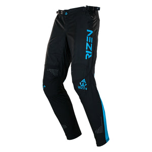 rizen TACHYON PRO MK 2 BMX PANTS - BLACK/LIGHT BLUE - front left view