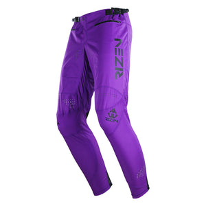 rizen TACHYON PRO MK 2 BMX PANTS - PURPLE/BLACK- front left view