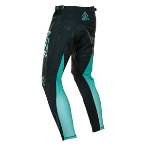 rizen TACHYON PRO MK 2 BMX PANTS - BLACK/TEAL - back left view