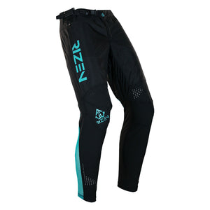 rizen TACHYON PRO MK 2 BMX PANTS - BLACK/TEAL - front Right view