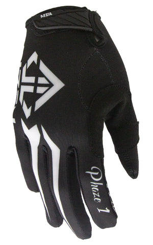 PHAZE 1 GLOVES - BLACK/WHITE