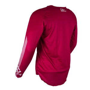 PHAZE 1 JERSEY - MARONE/WHITE