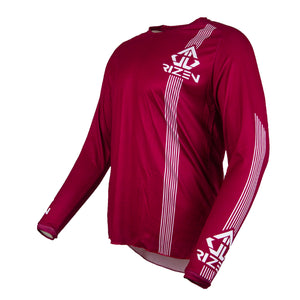 PHAZE 1 JERSEY - MARONE/WHITE