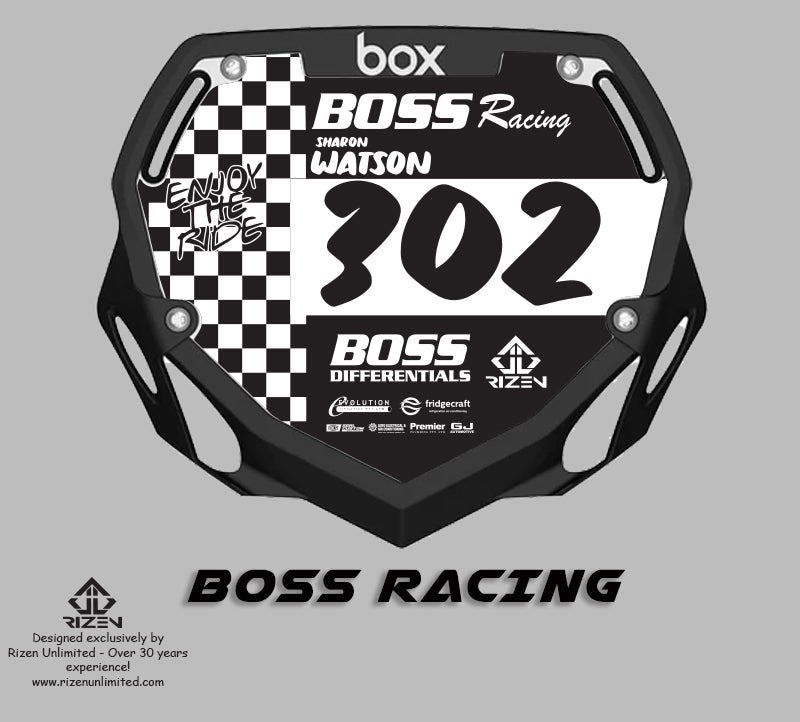 CUSTOM BMX PLATE INSERTS DECALS - rizenunlimited