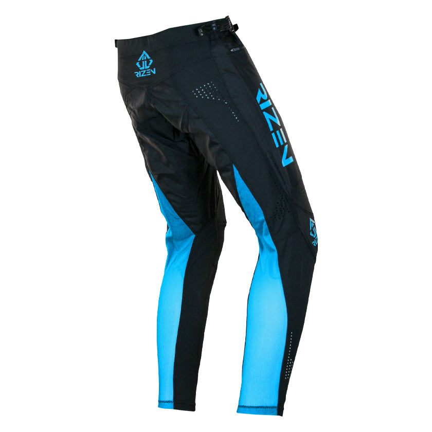 TACHYON PRO MK 2 BMX PANTS - BLACK/LIGHT BLUE - rizenunlimited