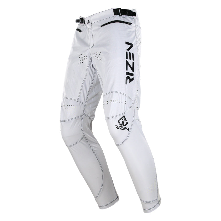 rizen TACHYON PRO MK 2 BMX PANTS - WHITE/BLACK RS - front left view