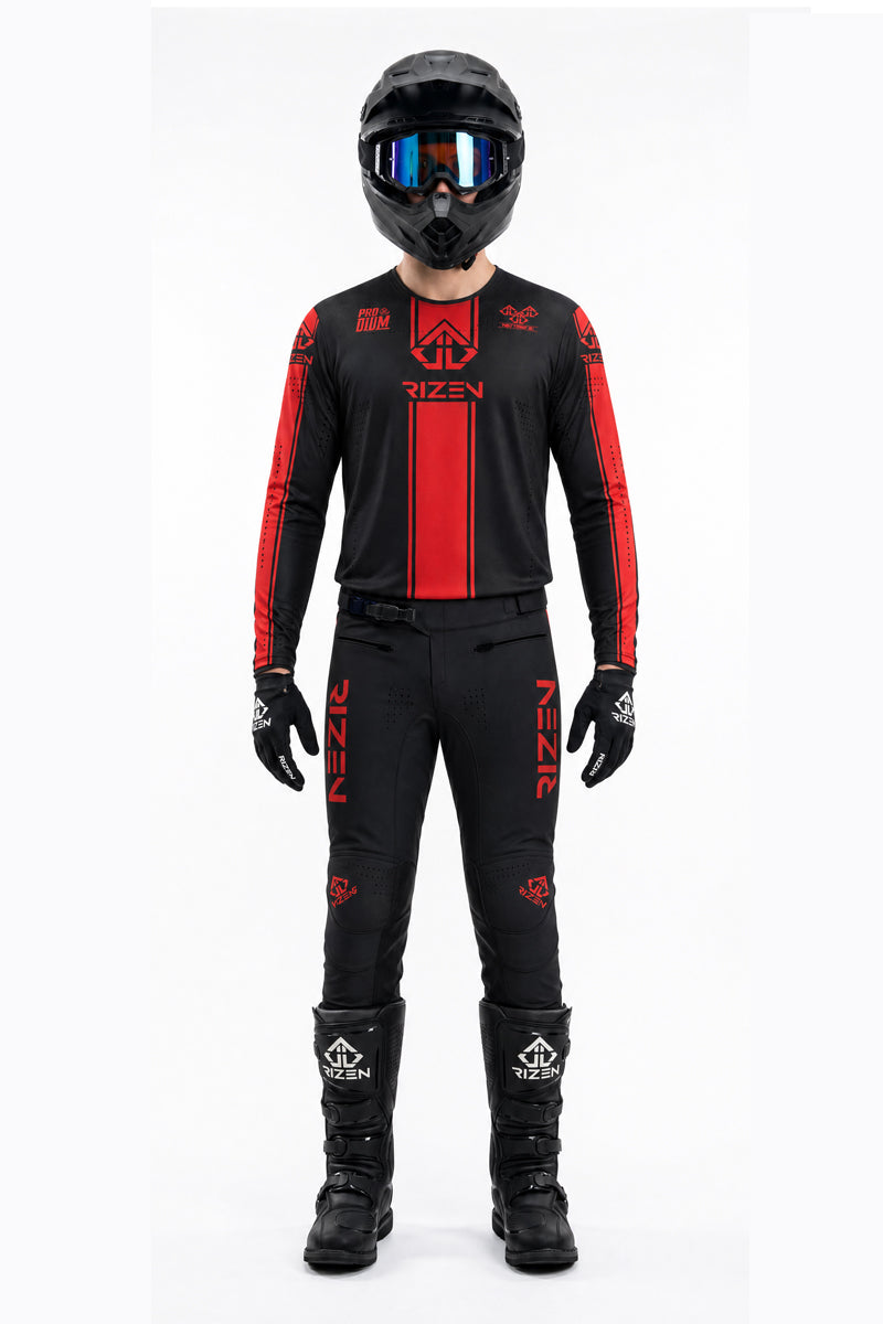 RIZEN MX KIT GTS BLACK/RED