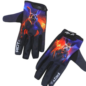 Rizen, rizen unlimited, gloves, bmx gloves, mtb gloves, mx gloves, motocross gloves, Performance BMX Gloves, Custom BMX Gloves, Rizen Riot Series Gloves, Limited Edition BMX Gloves, Krazy Kangaroo bmx gloves