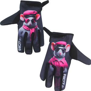 Rizen, rizen unlimited, gloves, bmx gloves, mtb gloves, mx gloves, motocross gloves, Performance BMX Gloves, Custom BMX Gloves, Rizen Riot Series Gloves, Limited Edition BMX Gloves, pinky mouse bmx gloves