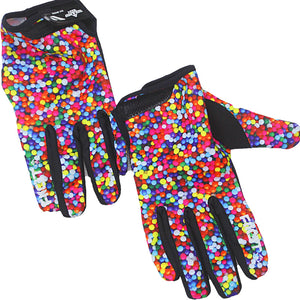 Rizen, rizen unlimited, gloves, bmx gloves, mtb gloves, mx gloves, motocross gloves, Performance BMX Gloves, Custom BMX Gloves, Rizen Riot Series Gloves, Limited Edition BMX Gloves, sprinkles bmx gloves