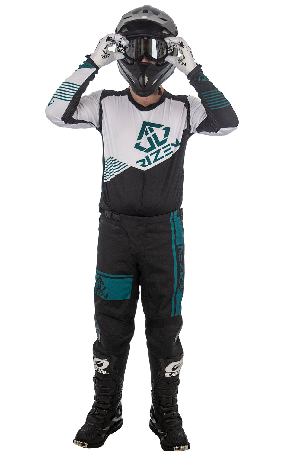 FORCE MOTO - BLACK/TEAL