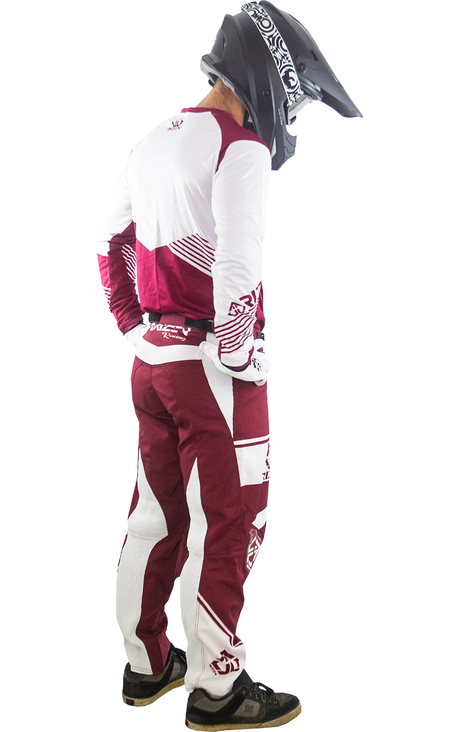 FORCE BIKE - MARONE/WHITE