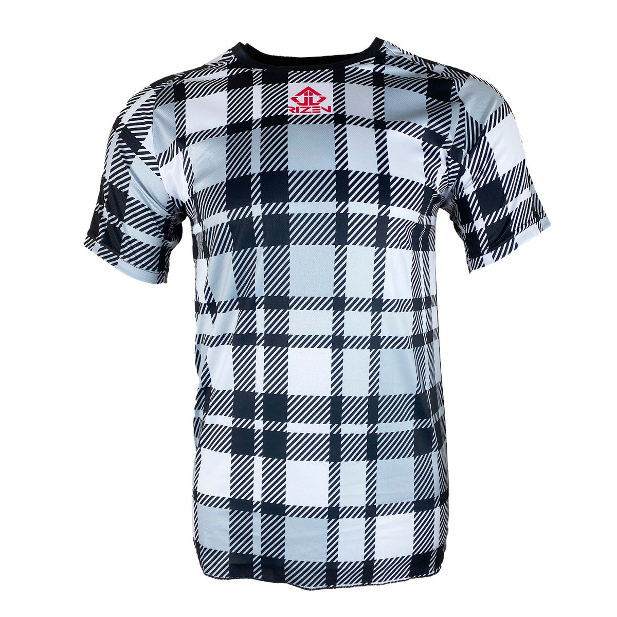 AMBUSH MTB SHORT SLEEVE JERSEY - FLANNO BLACK/WHITE