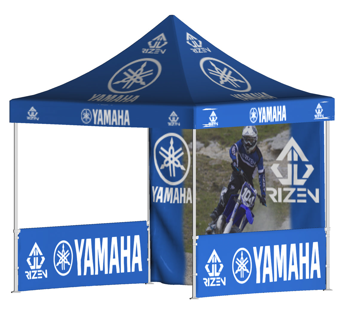 TENTS E-Z POP-UP CUSTOM/ CANOPY YAMAHA CUSTOM TENT